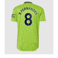 Fotbalové Dres Manchester United Bruno Fernandes #8 Alternativní 2022-23 Krátký Rukáv
